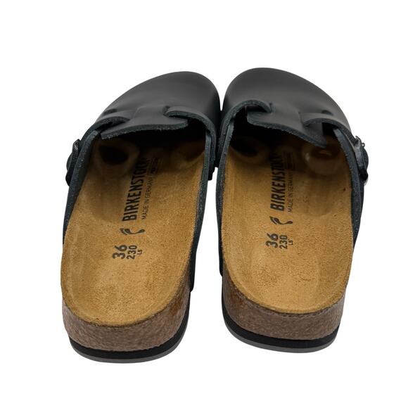 Birkenstock Woman’s Black Boston Super Grip Clogs- Size 36 W5 - Picture 4 of 8